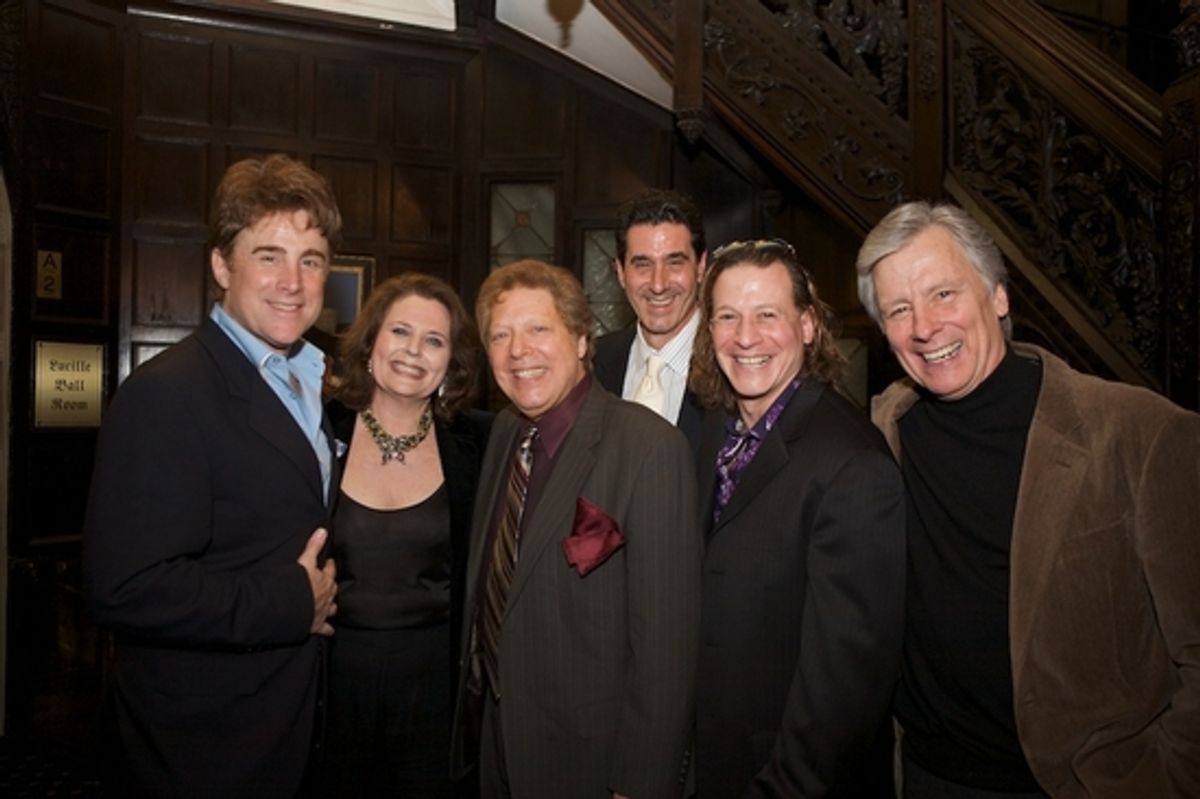 Sal Viviano, Randie Levine Miller, Robert R. Blume, at DIVO NIGHT at the Friars Club